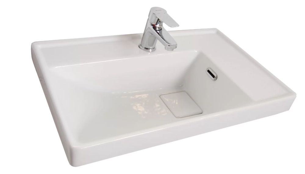 Masca suspendata MDF + lavoar S286 60cm alb