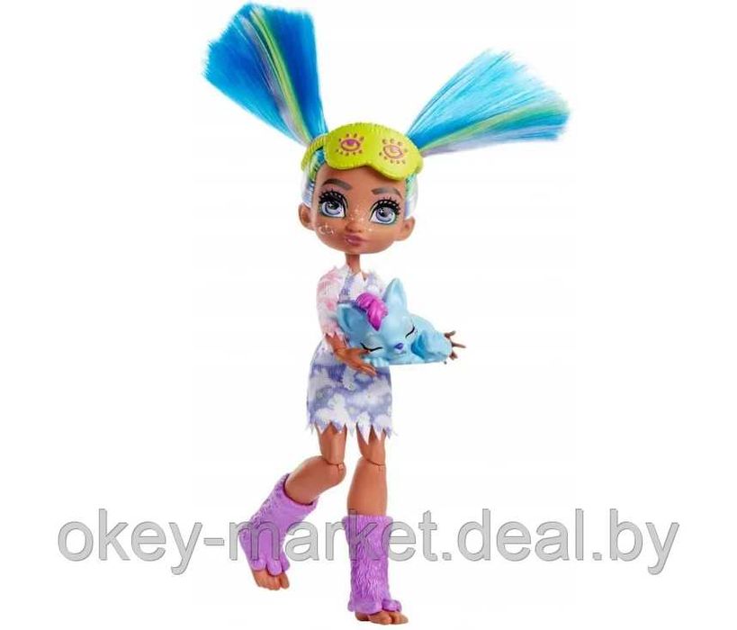 Оригинални кукли Cave Club Mattel с аксесоари EMBERLY, ROARALAI, TELLA