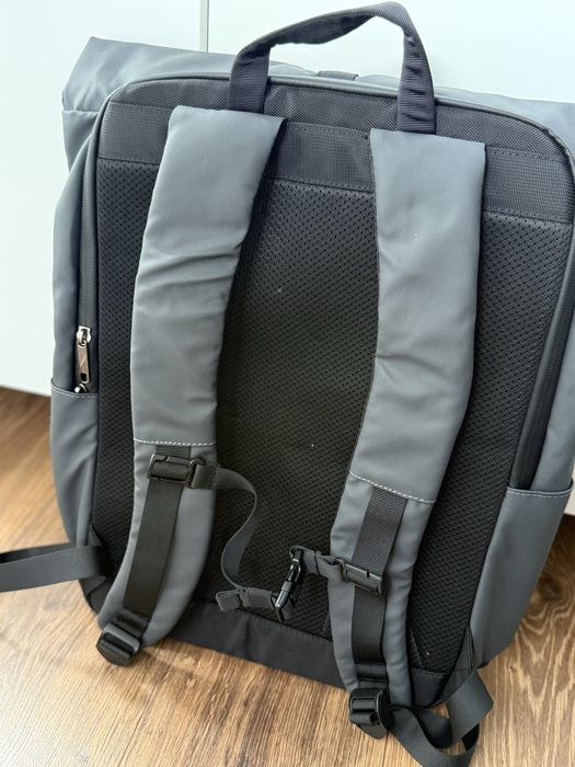 INATECK Rucsac rolltop impermeabil extensibil 50x40 cm laptop 17” gri