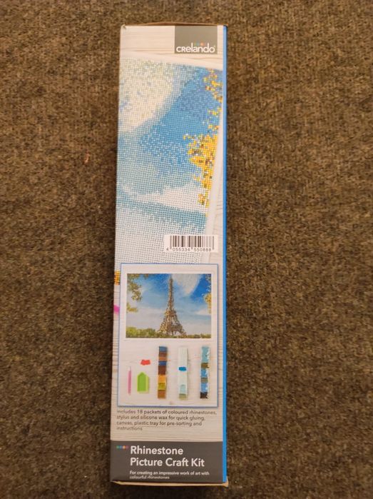 Tablou strasuri / diamante turnul Eiffel, puzzle