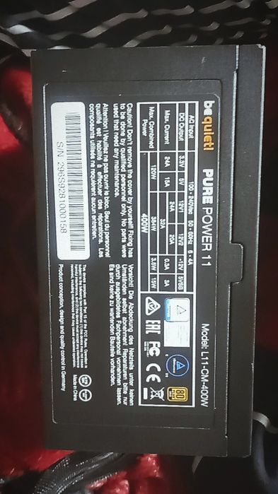 Sursa Be Quiet 400W 80 Plus Gold Negociabil