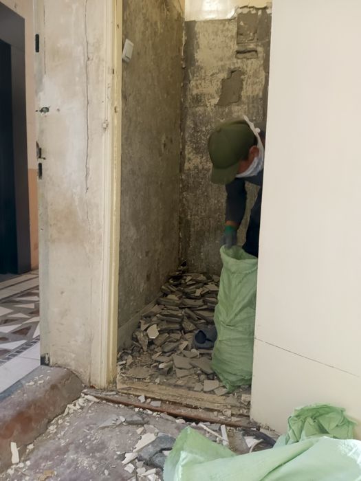 Demontaj  uy buzish Remonga tayyorlash