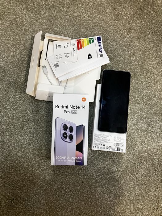 Redmi Note 14 pro 5g xiaomi 256gb 8+8 ram