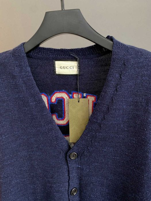 Gucci Retro Preppy Cable Tricot Cardcut Cardigan / îmbrăcăminte