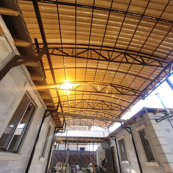 Полигаль.Профилированный поликарбонат монолитная трапеция