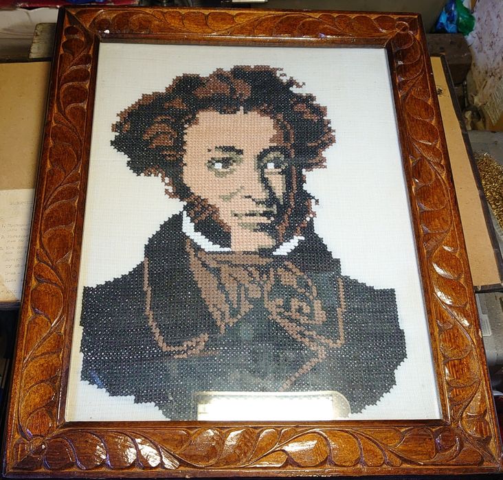 Картина вязанная СССР