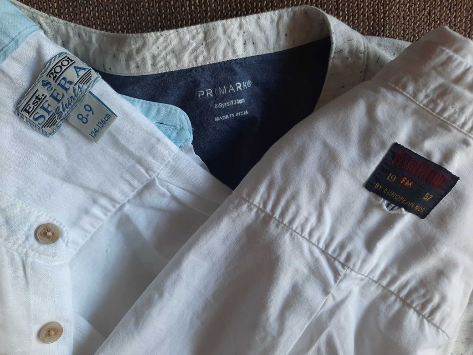 Бели ризки за момче 8-9г