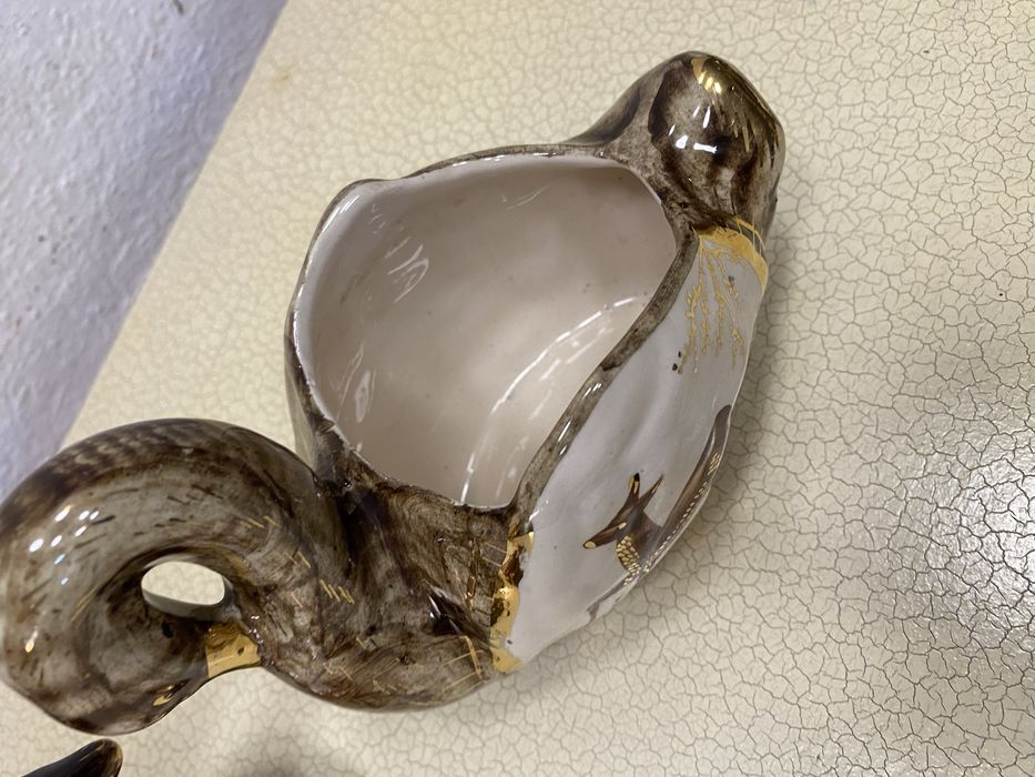 Троен сет от порцелан белгийско производство