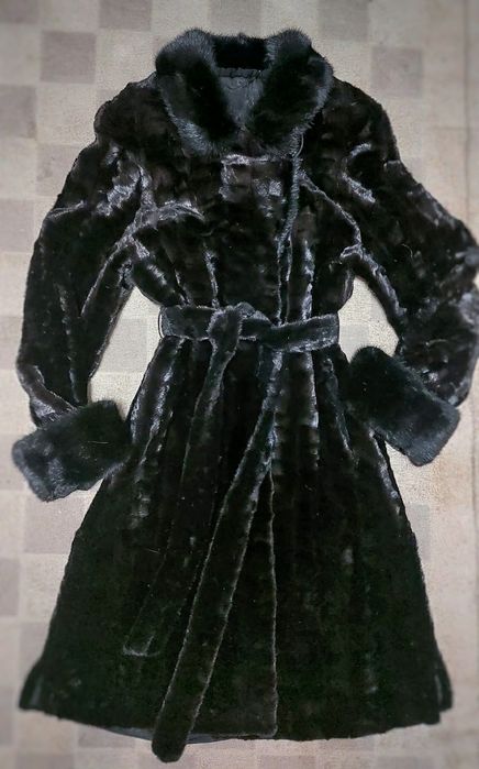 Шуба норковая теплая