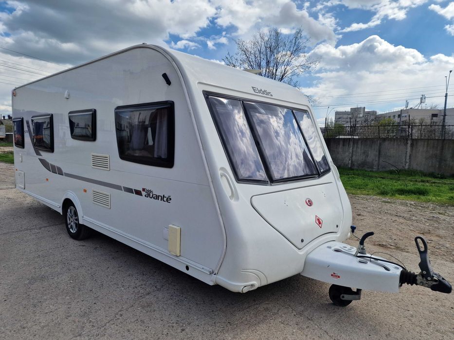Vand Rulota Elddis Avante 574 | 2013 | 4 locuri | Caravană premium – stare foarte bună