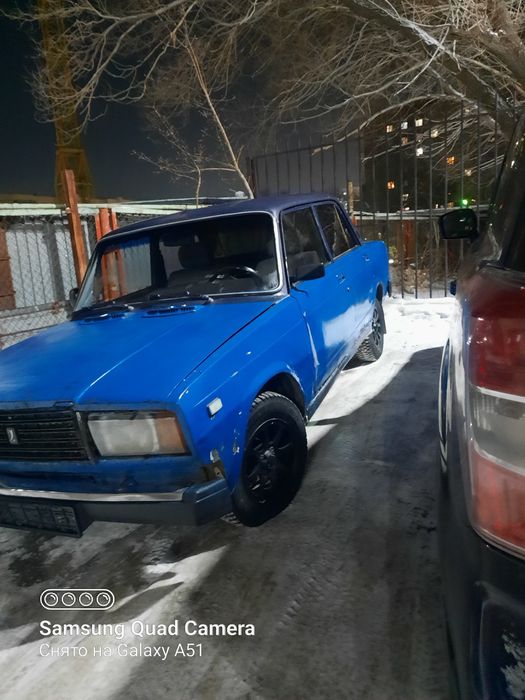 ваз лада 2107 синий