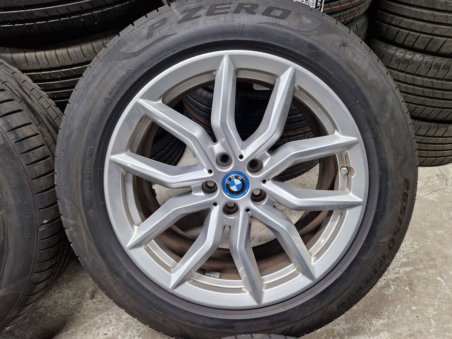 Set Roti BMW G05 G06 5x112 pe 19 Style 734 Anvelope Vara 265/50/19