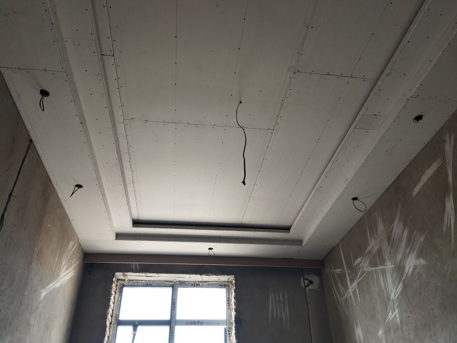 Услуги евроремонта гипсокартон