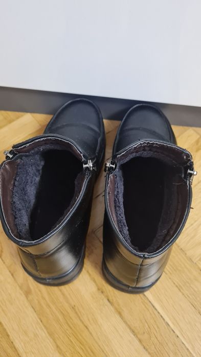 Ghete din piele naturala imblanite 36