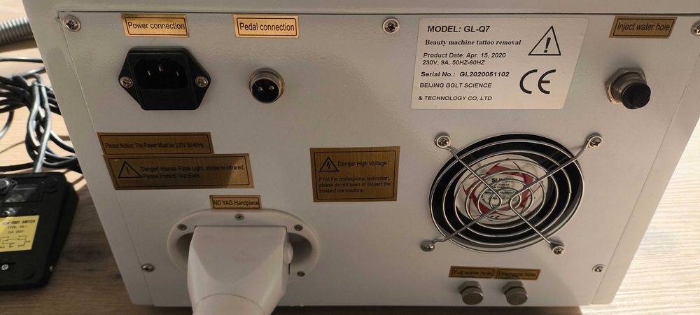 Laser Qswich ND Yag scoate tatuaje/rejuvenare/pete/antiage/ 1000W