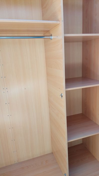 Sifonier PAL culoare Fag 1540x2130 x 580mm dulap haine dormitor polite