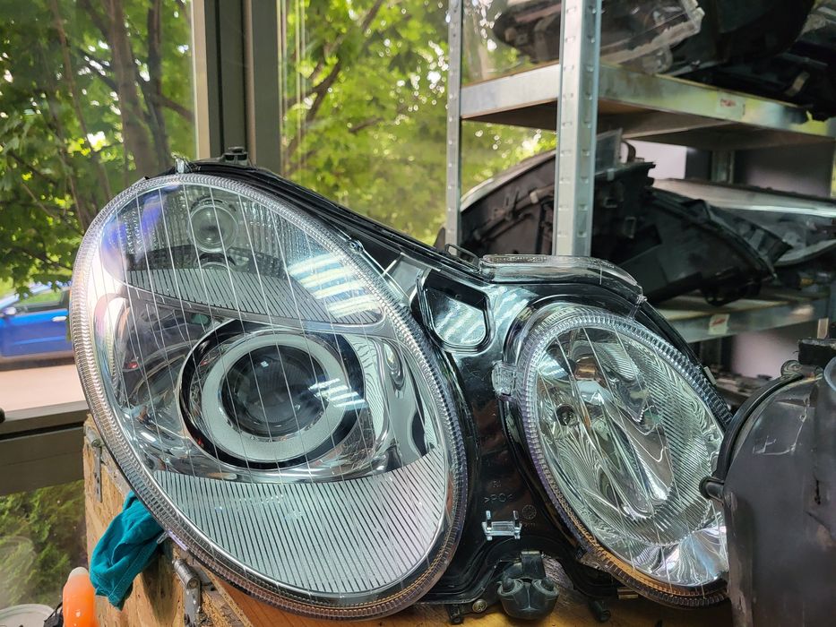 РЕМОНТ Рециклиране на фарове на Mercedes W211 reciklirane na farove 21