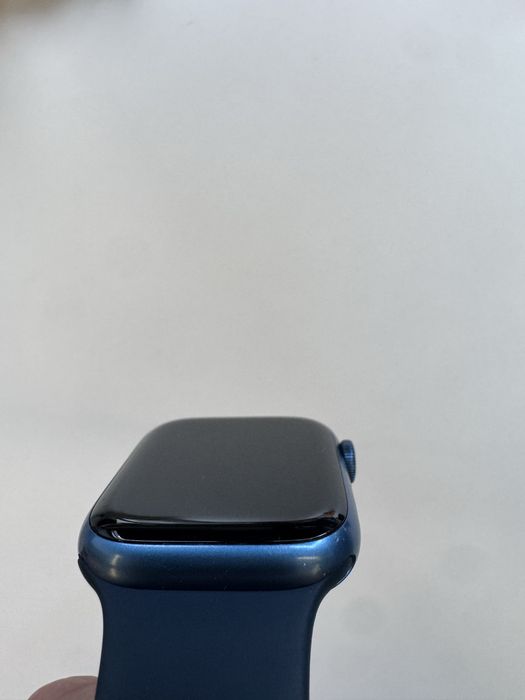 Apple watch series 7 blue aluminium case GPS 45 mm
