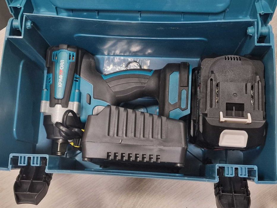 Kraft Royal DTW285 – ударен гайковерт | 2 Батерии и зарядно + Куфар