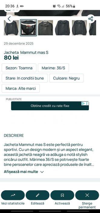 Jacheta Mammut masura S