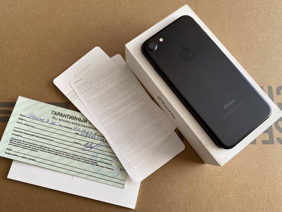 Айфон 7 32гб черный