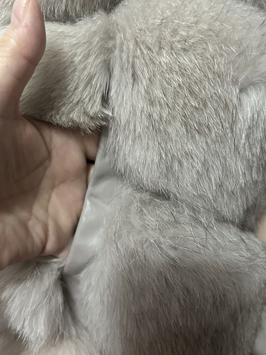 Vesta blana naturala vulpe