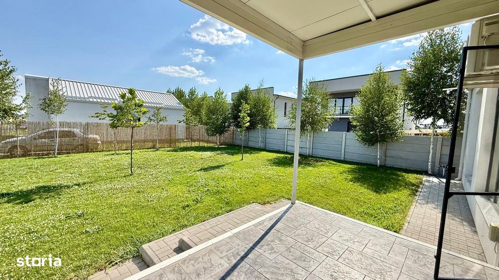 Inchiriez casa 4 cam Corbeanca, 500mp teren, cartier privat, liniște