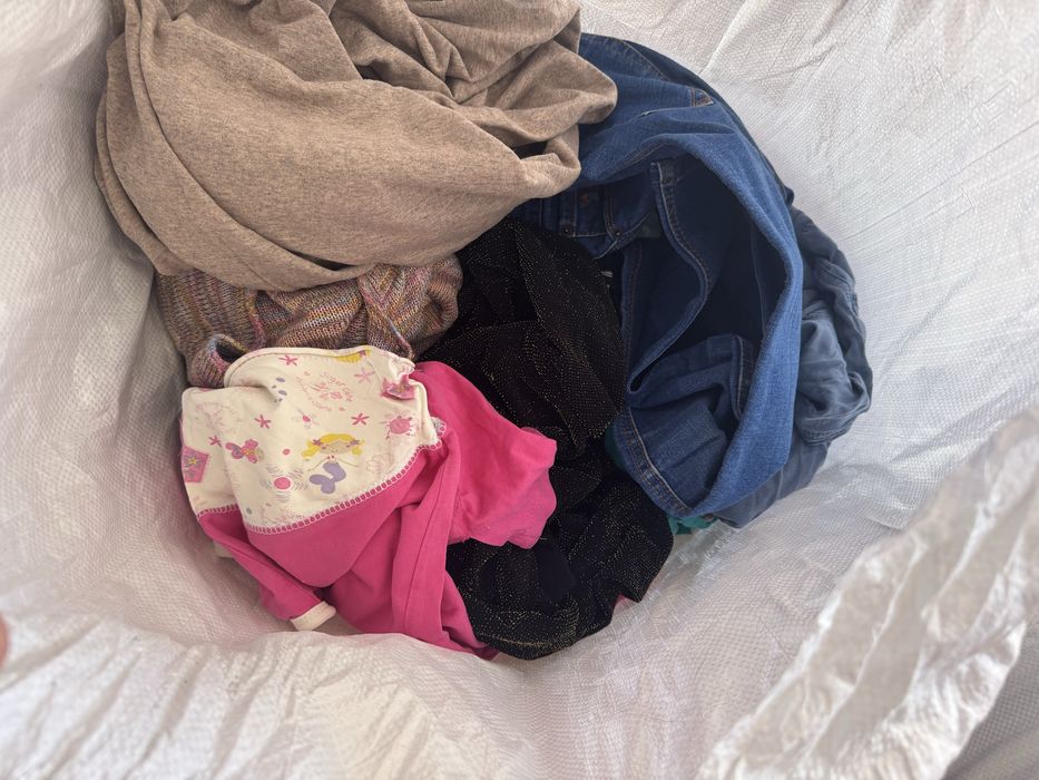 Одежда в мешках по 15кг