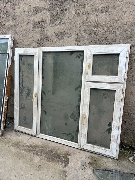 Б/У пластиковые окна,акфа терезелер;