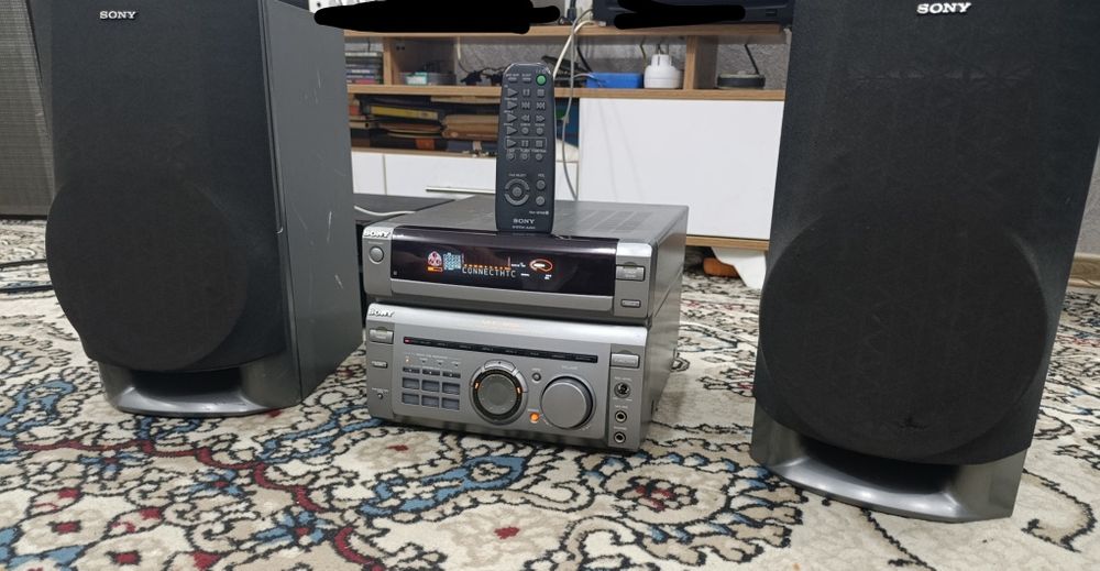 Музыкальный центр Sony  mnc w-55 блютуз  встроенный