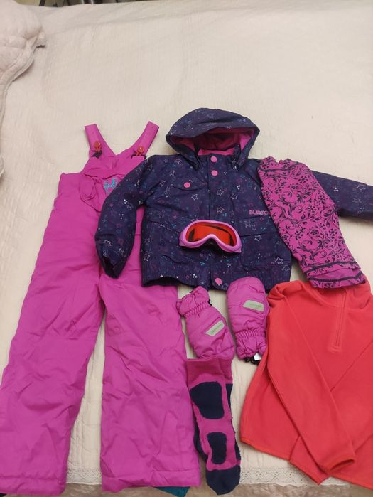 Лыжный костюм для девочки 3-7 лет