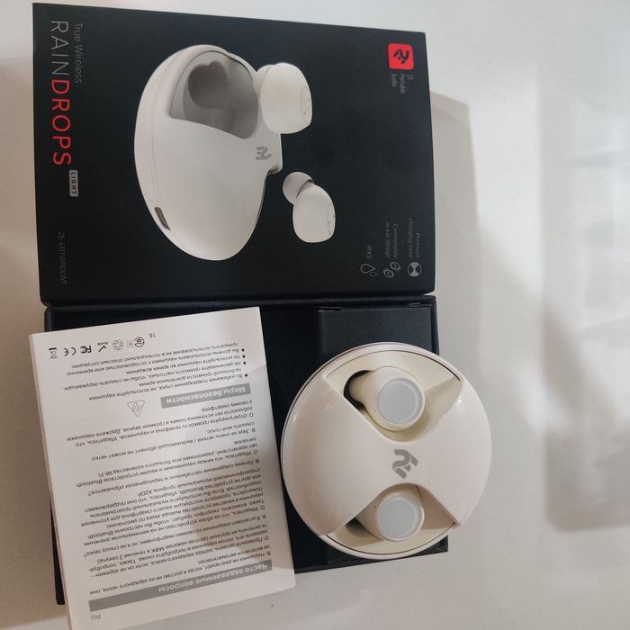 Б/у Наушники 2E True Wireless Raindrops Light, САМОВЫВОЗ
