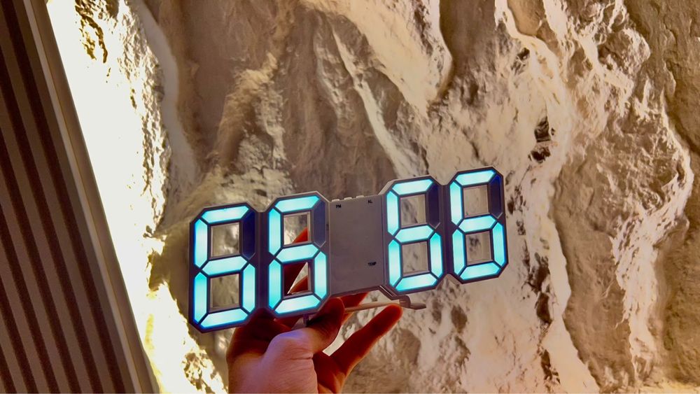 Led 3d электорнные часы