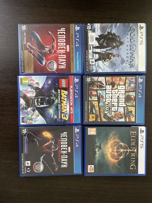 игры на пс 4/5 в идеальном состоянии