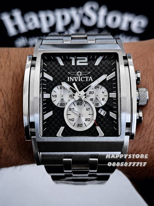 INVICTA Powertrain Silver 48 mm, Инвикта нов мъжки часовник