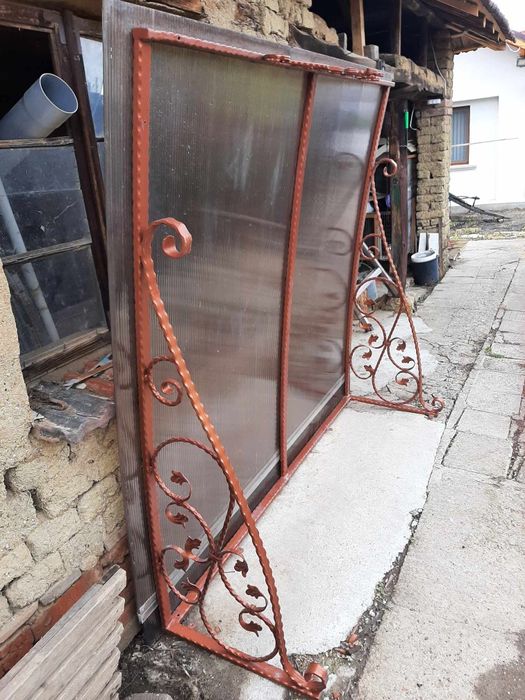 Навес от ковано желязо