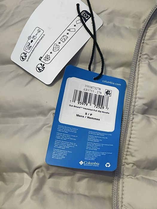 Columbia Out-Shield Insulated full zip Hoodie