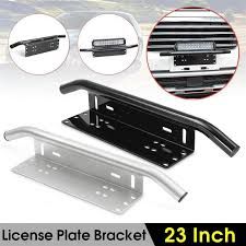 Universal Off-road Front Bumper License Plate Bracket Holder