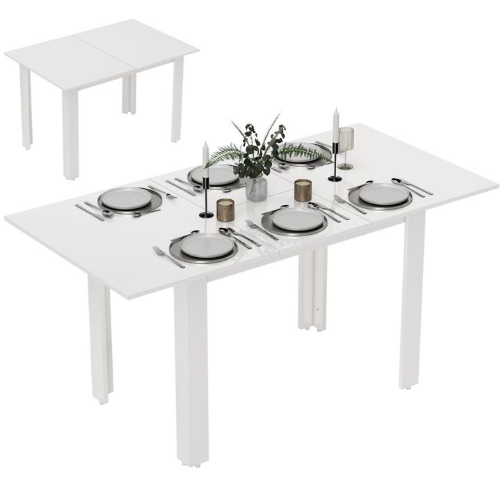 Разтегателна трапезна маса HOMCOM