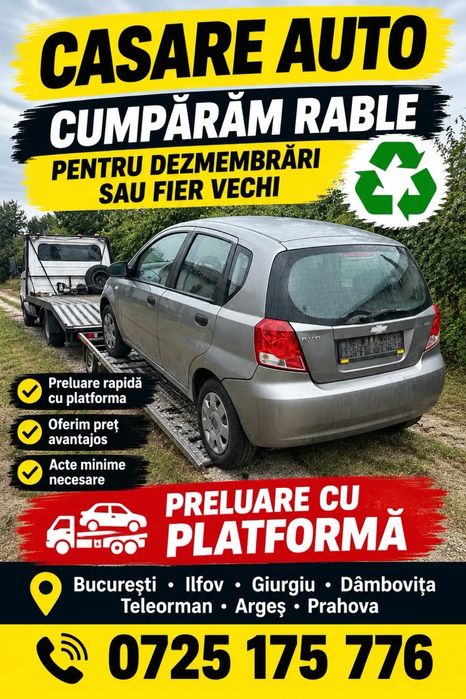 Colectare Rable Auto pentru Dezmembrari sau fier vechi