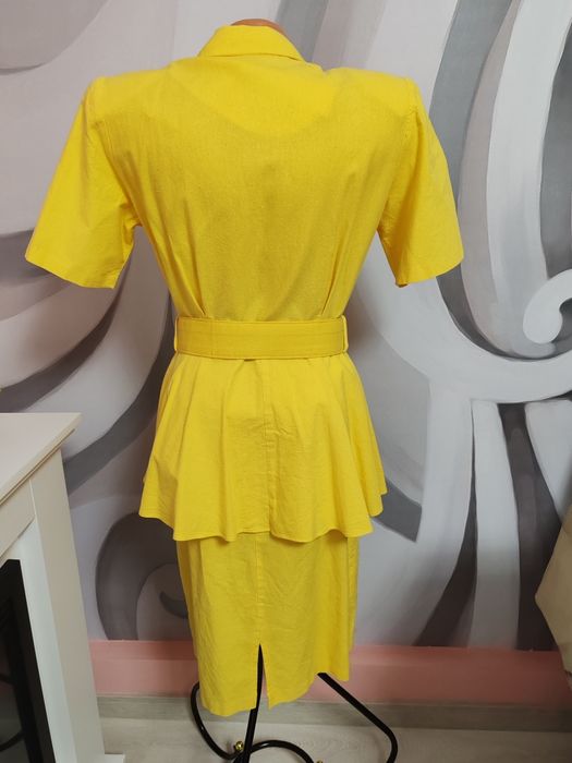 Rochie office bumbac+ curea cadou