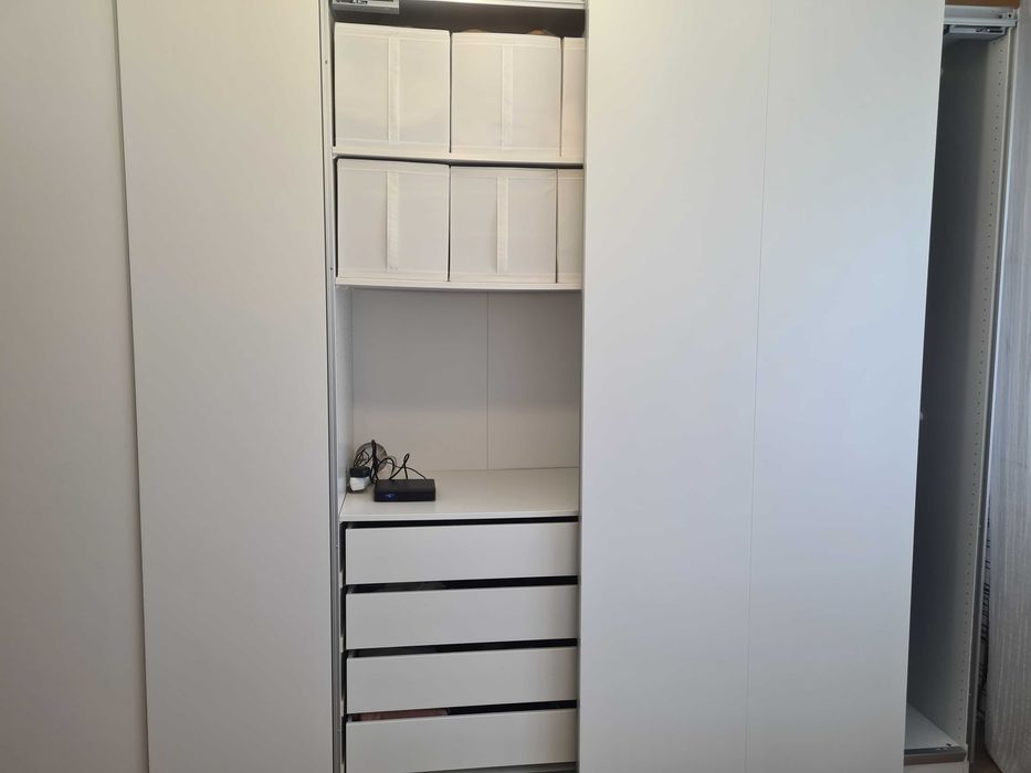 Dulap / dressing Ikea Pax, alb,  300x66x238 cm