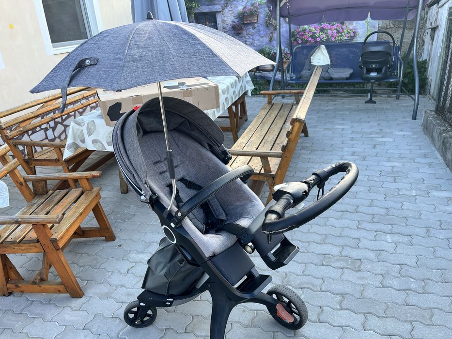 Carucior 3 in 1 Stokke explory  v6 full accesorizat