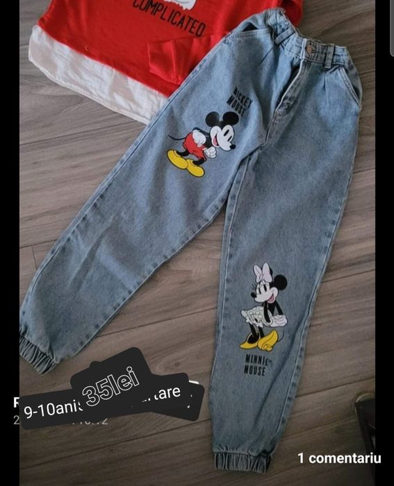 Blugi zara fete 9 si 10ani