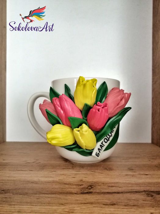 Чаши от полимерна глина
