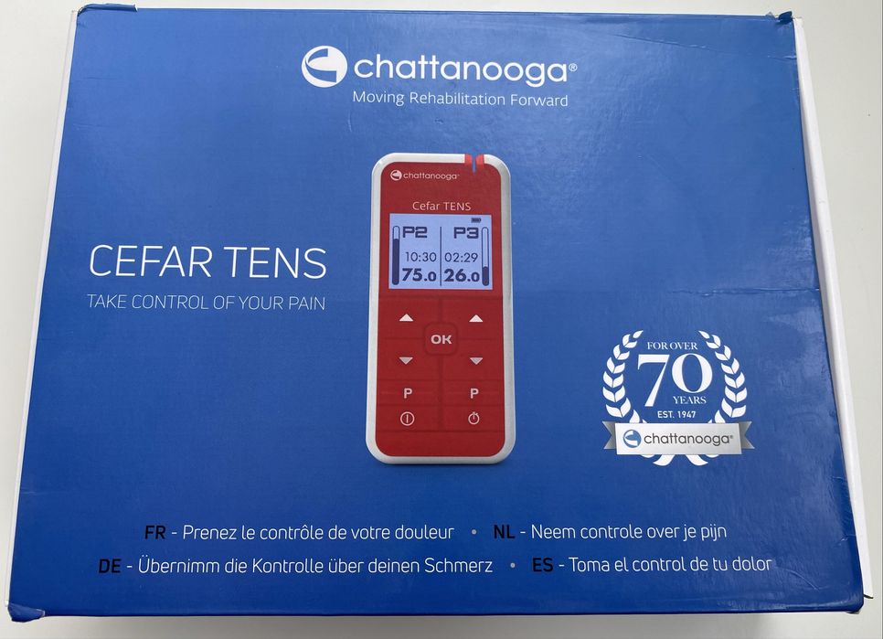 Aparat electrostimulator profesional Chattanooga Cefar Tens la cutie