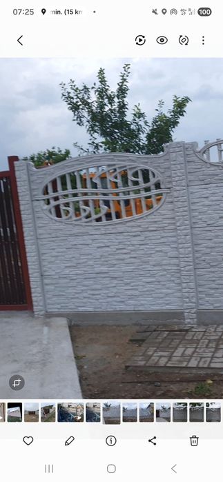Garduri din beton