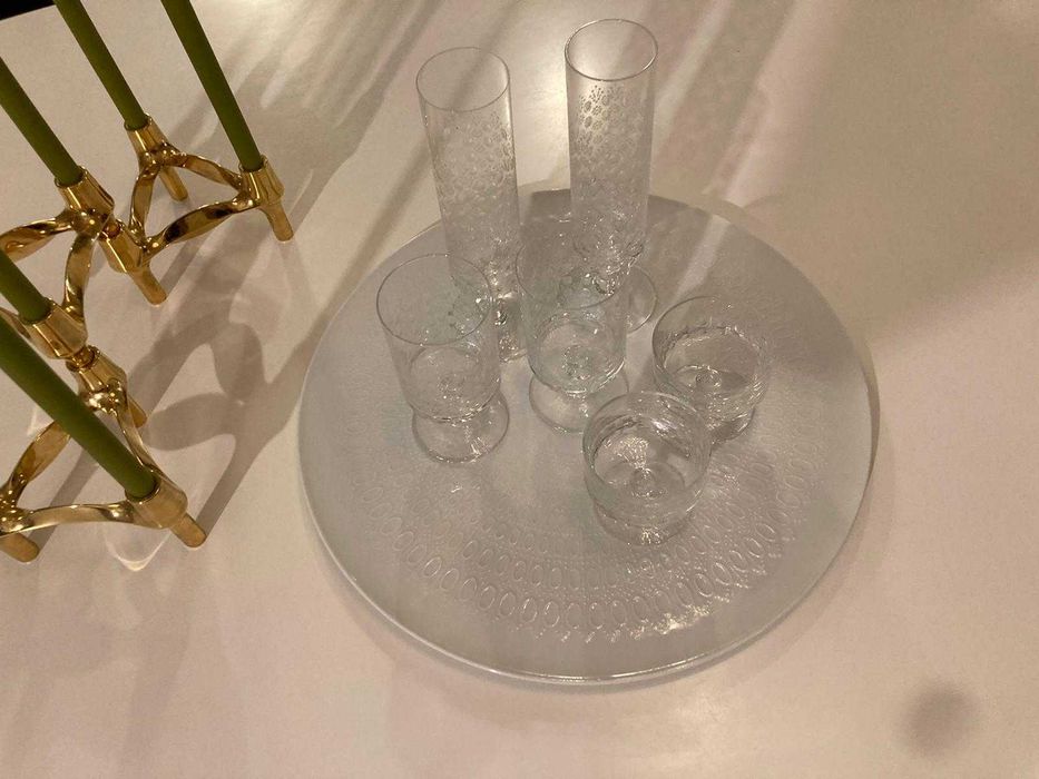 Set Rar Björn Wiinblad pentru Rosenthal Pahare și Tava Servire an 1970