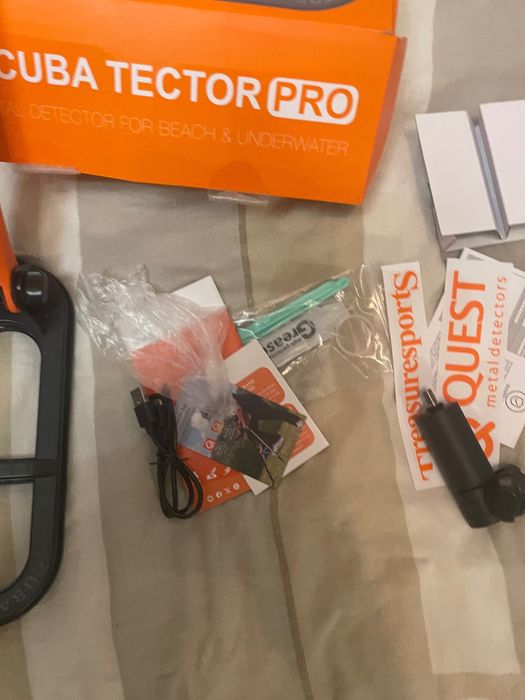 Металотърсач пинпойнтер металдетектор подводен пулс индукция scuba tector pro quest