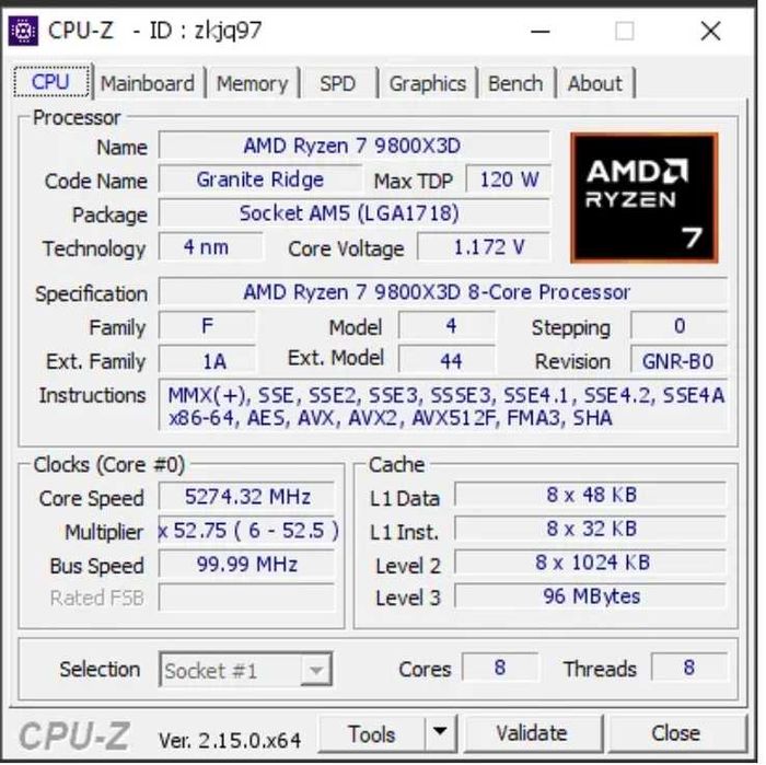 Gaming PC Amd Ryzen 7 9800x3d NVIDIA RTX 5070TI 16GB